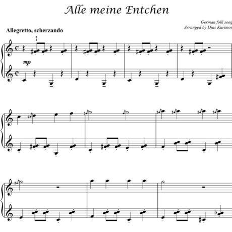 Alle meine Entchen – German Folksong, arr. by D.Karimov-Demo