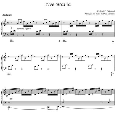 Ave Maria – J.S.Bach,Ch.Gounod,arr.D.Karimov-Demo