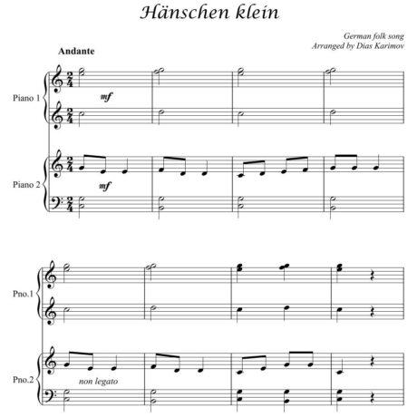 Haenschen klein – German Folk Song, arr. by D.Karimov-Demo