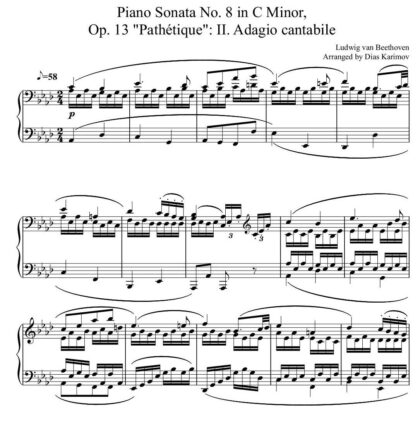 Sonata Pathetique 2nd Movement Beethoven