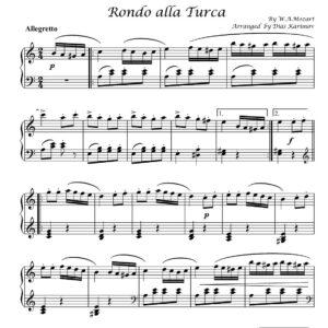 Rondo alla Turca simplified