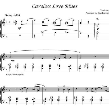 Careless Love Blues for Piano Solo – Traditional, arr. by D.Karimov-Demo