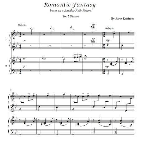 Romantic Fantasy for 2 Pianos – Airat Karimov