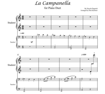 La Campanella by Niccolo Paganini. Arranged by Dias Karimov