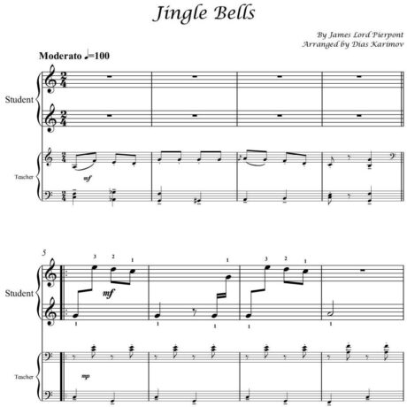 Jingle Bells Student & Teacher Version Preview