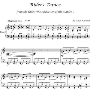 Riders' Dance for Piano Solo by Airat Karimov