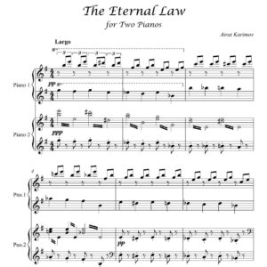 Eternal Law for 2 Pianos Airat Karimov