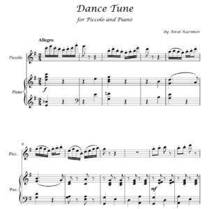 ance Tune by Airat Karimov piccolo and piano sheet music PDF download