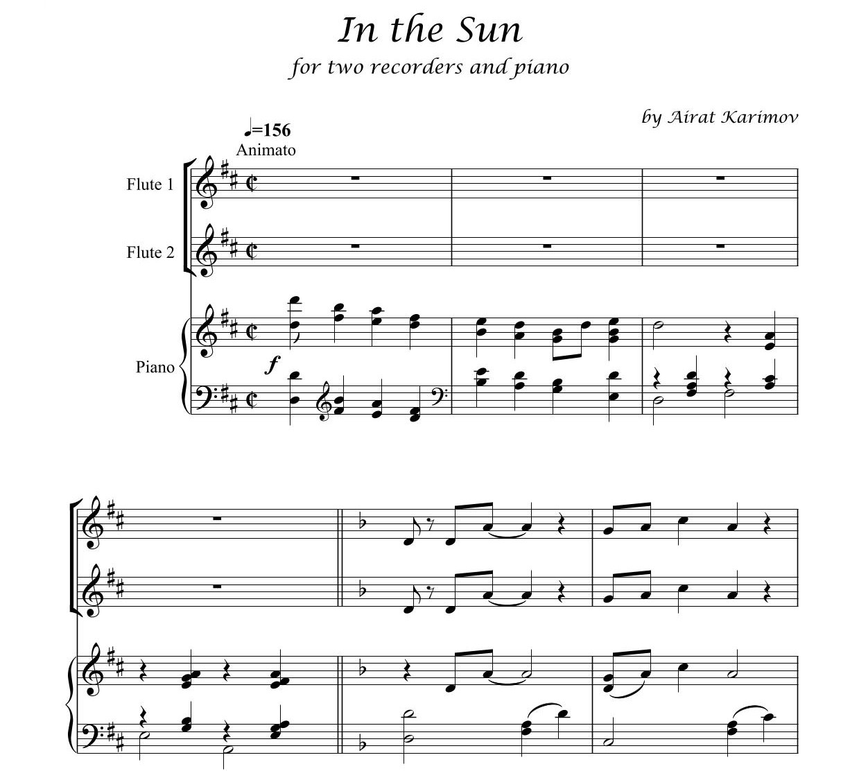 In-the-Sun-Two-Recorders-and-Piano-by-Airat-Karimov-Preview