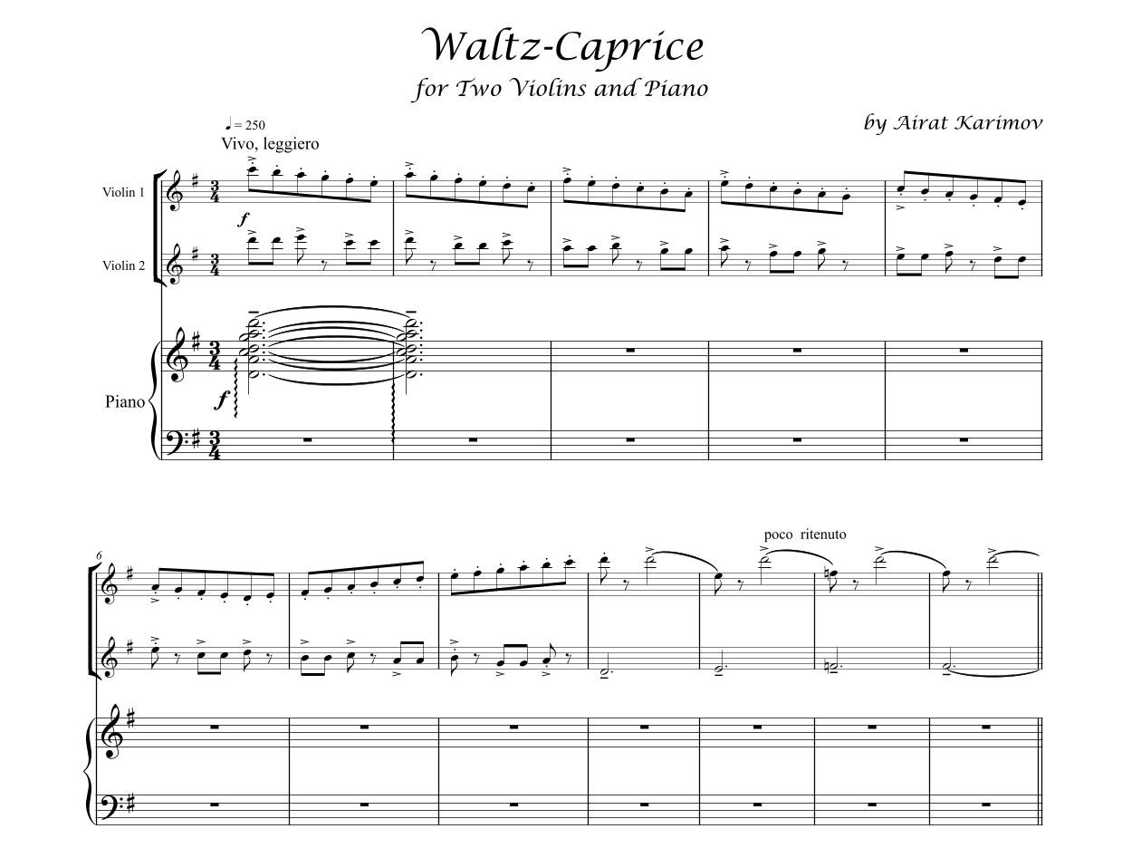 Waltz-Caprice-Two-Violins-and-Piano-by-Airat-Karimov-Preview