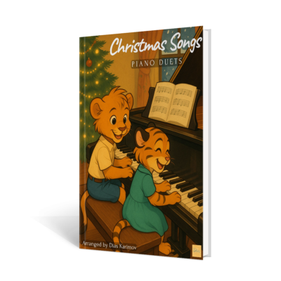 Christmas Songs Piano Duets Four Hands arranged by Dias Karimov – sheet music PDF download