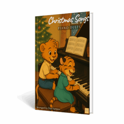 Christmas Songs Piano Duets Four Hands arranged by Dias Karimov – sheet music PDF download