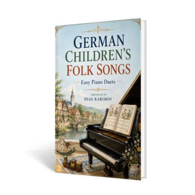 Preview from German Children's Folk Songs – Easy Piano Duets by Dias Karimov.